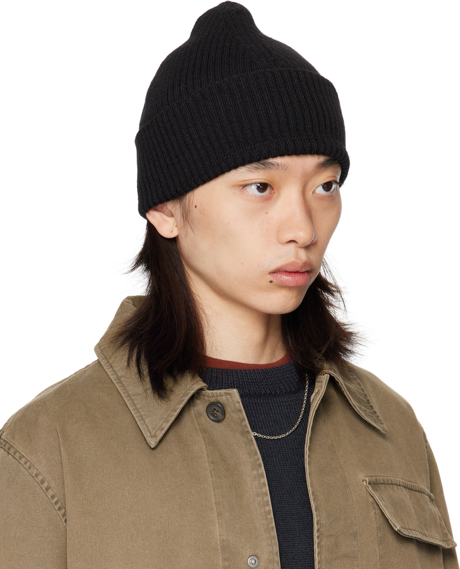 Mössa OUR LEGACY Our Legacy Knit Beanie Svart | A4258KB, 1