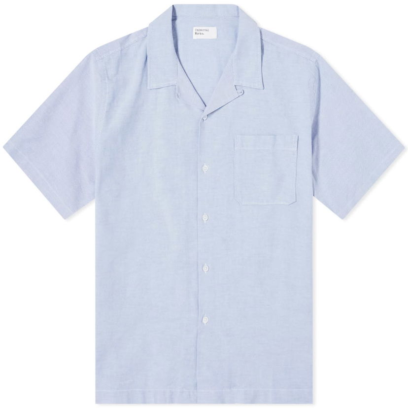 Skjorta Universal Works Universal Works Oxford Cotton Road Shirt, Size Small Blå | 30671-SKY