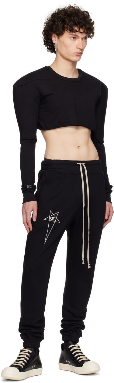 Träningsbyxor Rick Owens Rick Owens Champion Edition Joggers Svart | CM01E1685 CHFE FELPA, 3