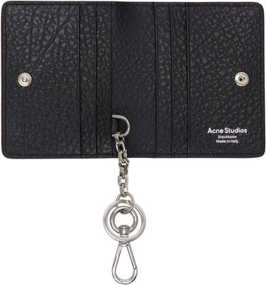 Plånbok Acne Studios Folded Leather Wallet Svart | CG0246-, 2
