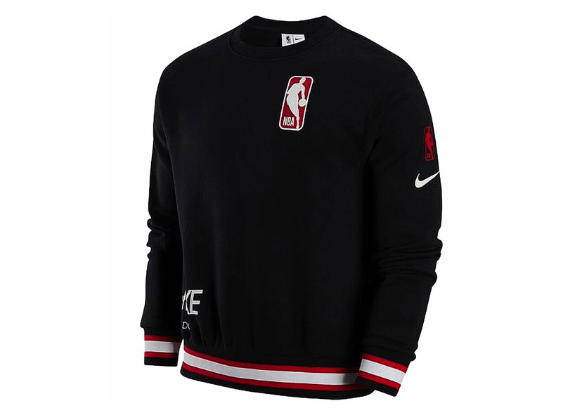 Sweater Nike Loose Fit Fleece Basketball Sweatshirt Svart | DR9137-010