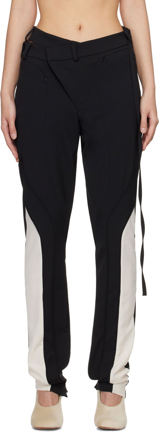 Byxor Ottolinger Ottolinger Asymmetric Trousers Svart | 2303501