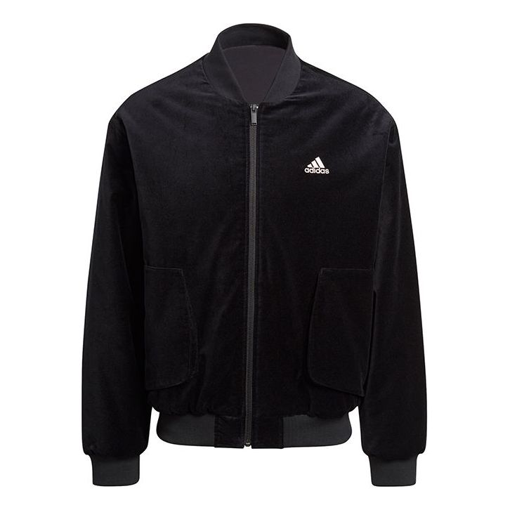 Bomberjacka adidas Originals Velvet Bomber Jacket Svart | H25097