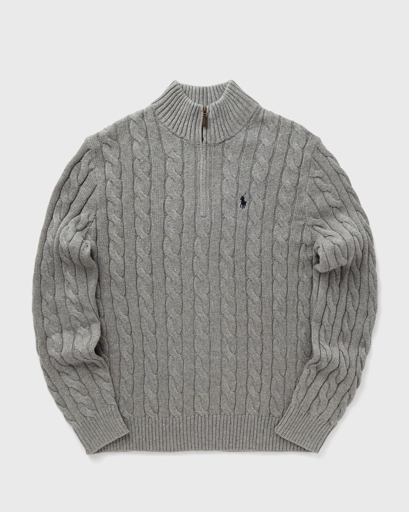 Sweater Polo by Ralph Lauren Sweater Knitted Grey Grå | 710810841002