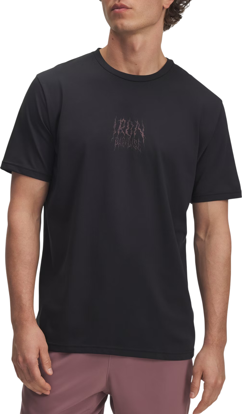 T-shirt Under Armour Project Rock Q3 Iron Paradise Graphic T-Shirt Svart | 6005031-002