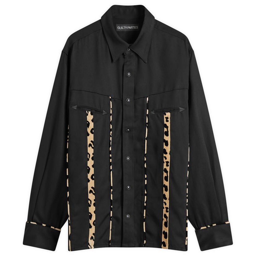 Skjorta WACKO MARIA Western Svart | 24FW-WMS-WS03-BLK