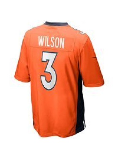 Jersey Nike NFL Denver Broncos Russell Wilson Game Jersey Orange | 67NM-DVGH-8WF-8Z0
