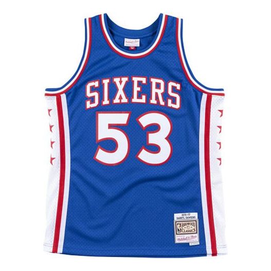 Jersey Mitchell & Ness Darryl Dawkins Philadelphia 76ers Swingman Jersey Blå | SMJYLG19017-P76ROYA76DDW