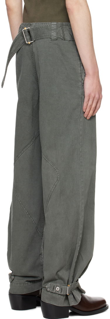 Byxor Dion Lee Shell Trousers Grå | C2175PS24, 2