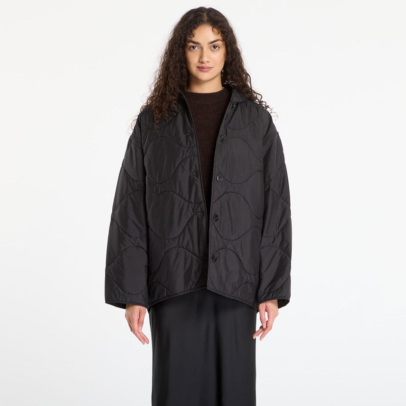 Jacka Samsoe Samsoe Wavy Quilted Jacket Sadonna Svart | F25300147_CLR000021