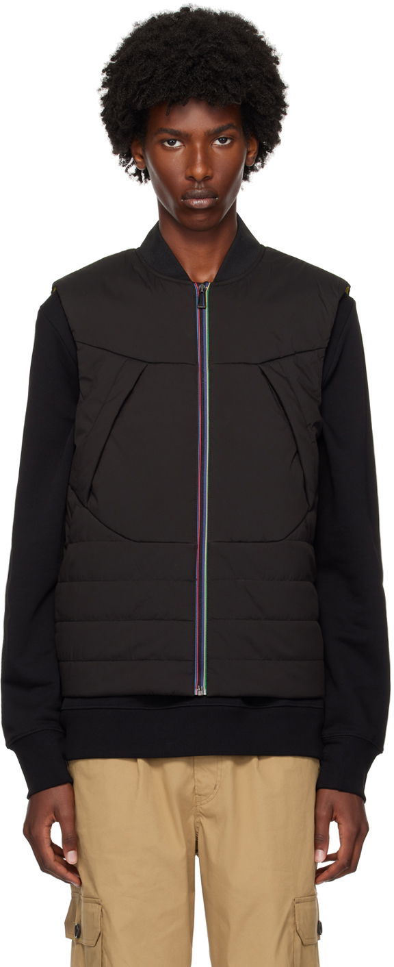 Väst Paul Smith PS Paul Smith Paneled Vest Svart | M2R-036Z-N21409-79