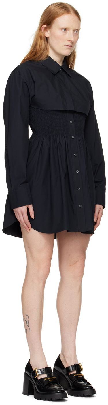Klä Alexander Wang Smocked Minidress Svart | 4WC2246263, 1