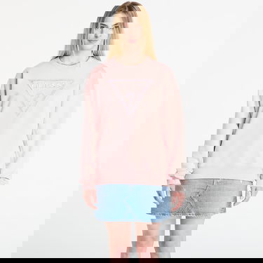 Sweatshirt GUESS GUESS Triangle Glitter Sweatshirt Rosa | W5BQ11KC8I1-G66B, 0