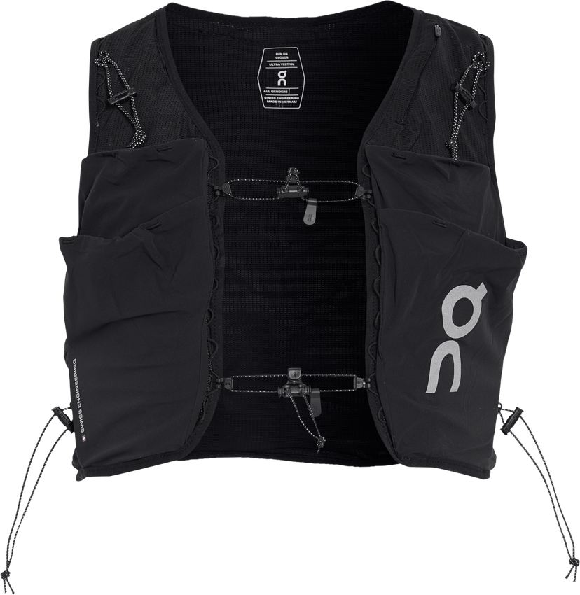 Ryggsäck On Running Ultra Vest 10L + 2 flasks Svart | 2ud30020553