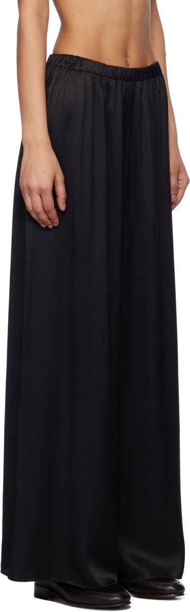 Byxor Bode Bode Roy Wide-Leg Trousers Svart | WRS25BT066, 1