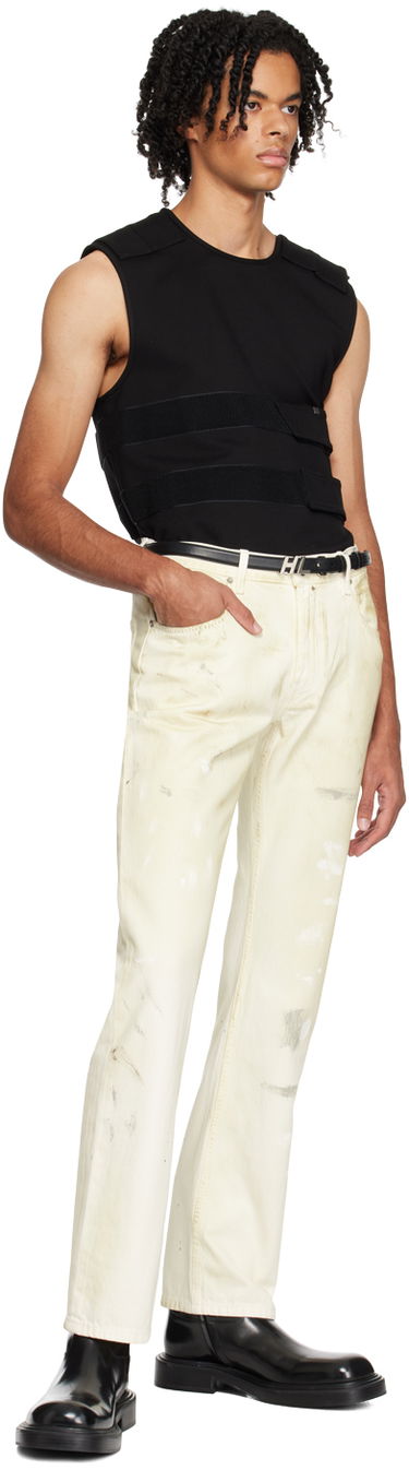 Bälten Helmut Lang Helmut Lang Leather Logo Belt Svart | O05HM001, 2