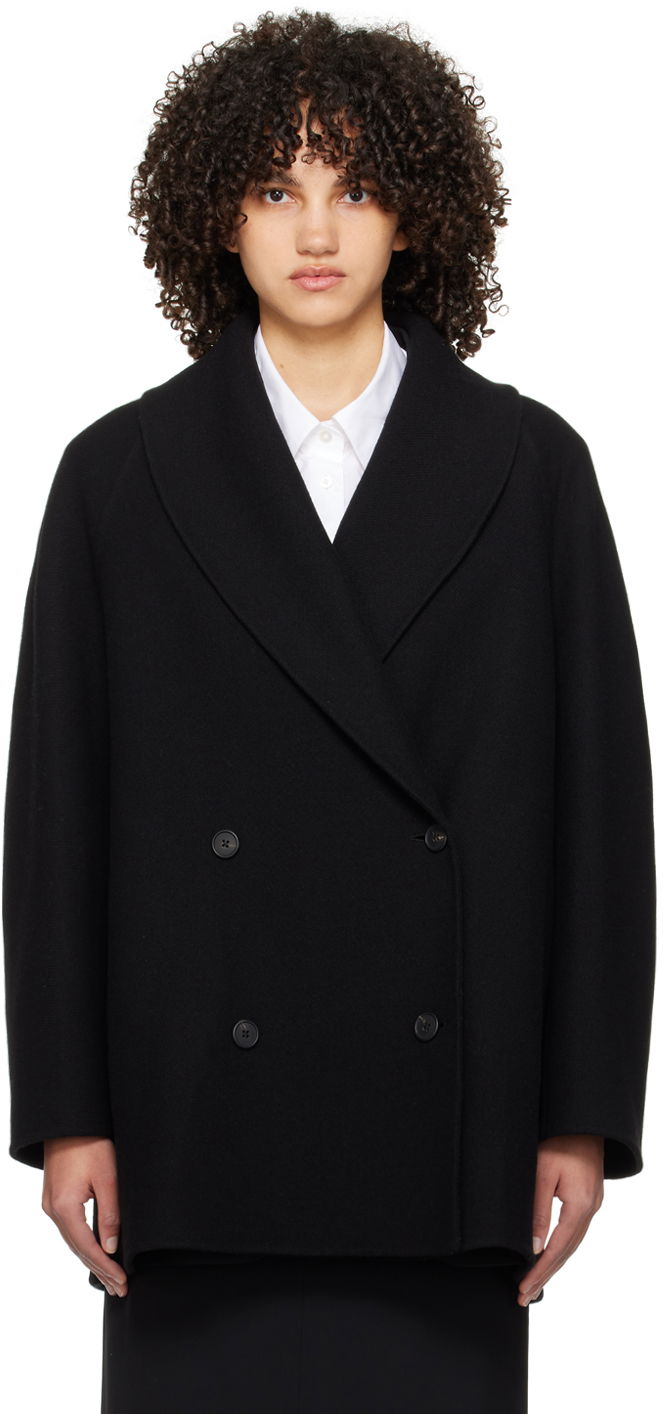 Rockar The Row Black Polli Coat Svart | 5887-W1439