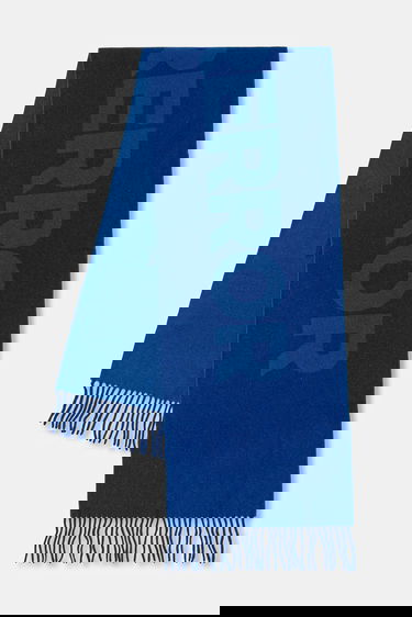 Halsduk ADER ERROR Muffler ERROR Logo Patterned Woolen Scarf Blå | BO01FWAC0402BL, 0