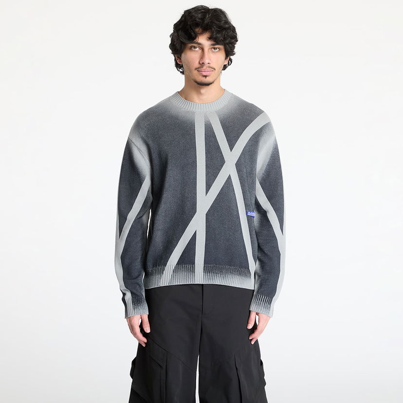 Sweater A-COLD-WALL* A-COLD-WALL* Antenna Knit Sweater Grå | ACWMK196 Black