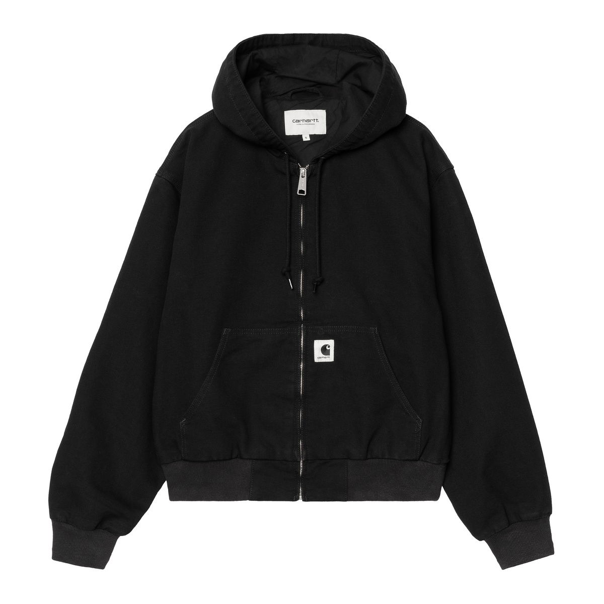 Sweatshirt Carhartt WIP Active Jacket With Hood Svart | I034321_9, 0