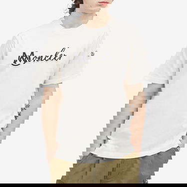 T-shirt Moncler Cotton Jersey T-Shirt With Logo Patch Vit | 8C000-11-89AJS-034, 2