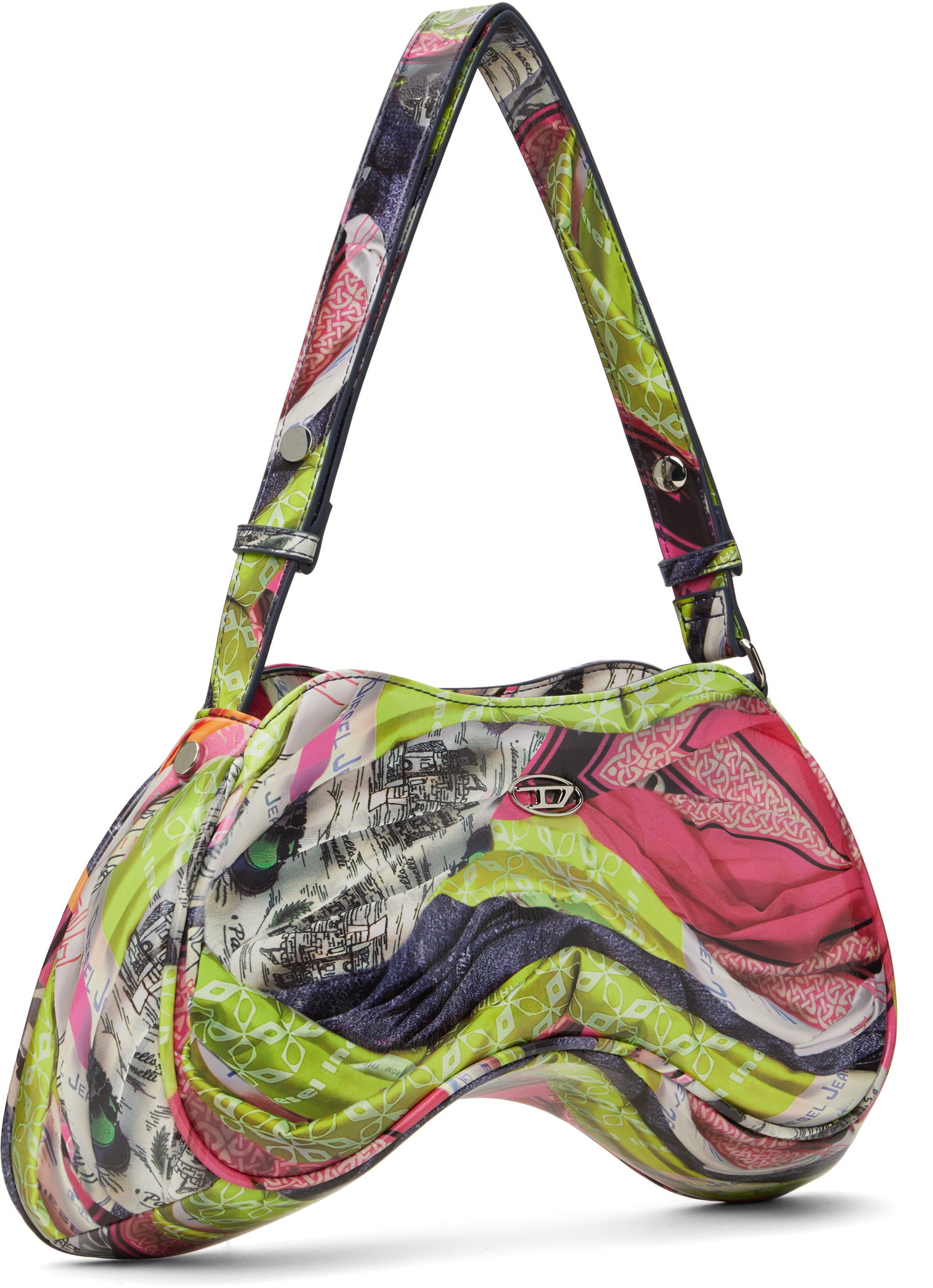 Axelväska Diesel Shoulder Bag Flerfärgad | X10201 P6019, 1