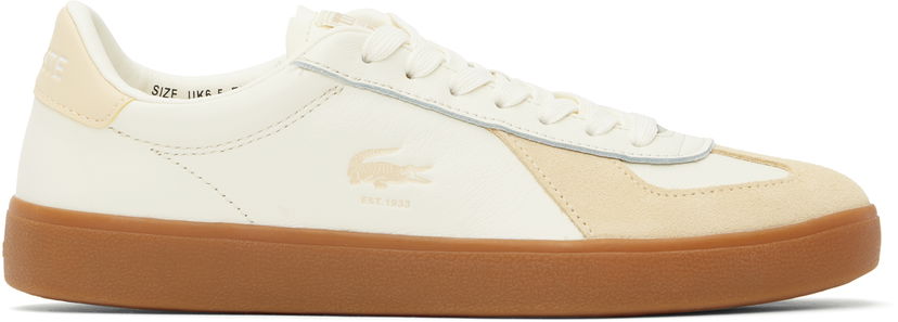 Kläder Lacoste Lacoste Baseshot Pro Leather Vit | 49SMA0064_AB0