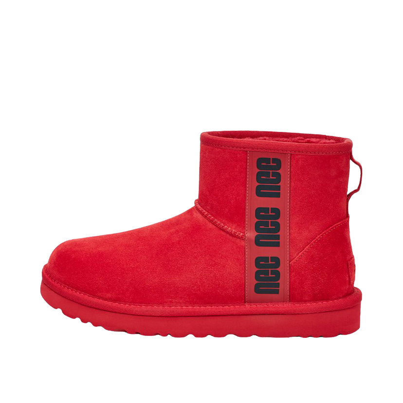 Sneakers och skor UGG Classic Mini Side Logo Boot Samba Red Röd | 1122558-SRBCK