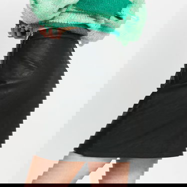 Kjol JJXX Rowe Faux Leather Skirt Svart | 12203569 black, 4