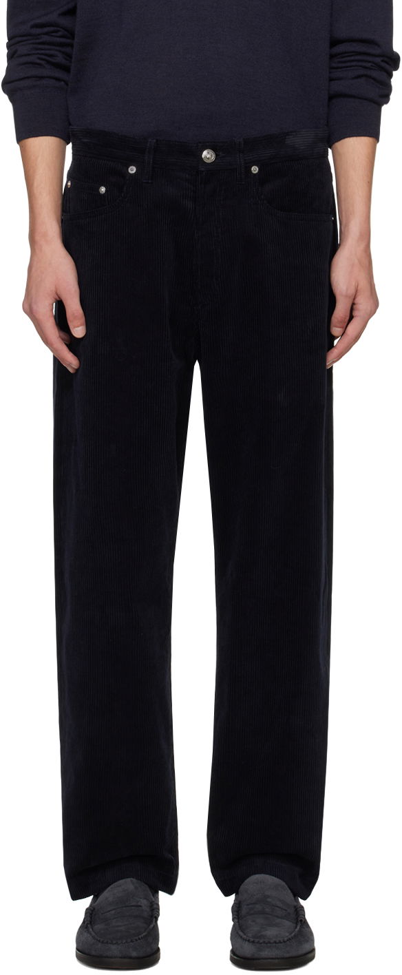 Jeans A.P.C. Navy Achille Jeans Svart | COHBB-H09212