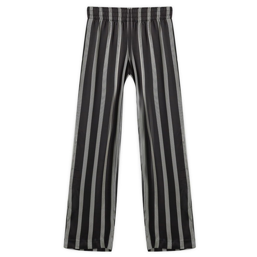 Byxor Anine Bing Soto Striped Wide Leg Pants, Size Medium Svart | A-03-10420-PRT31
