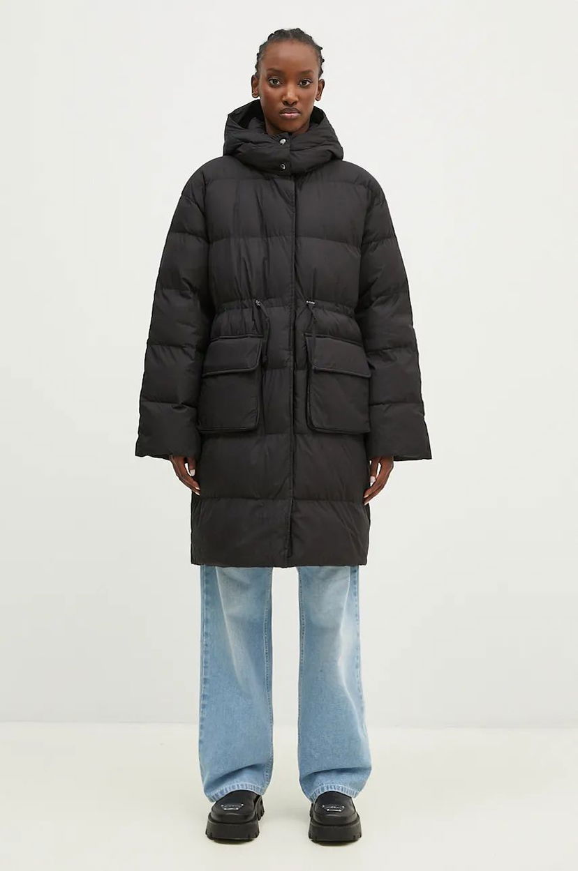 Pufferjacka Samsoe Samsoe Oversized Puffer Jacket Svart | F24300004