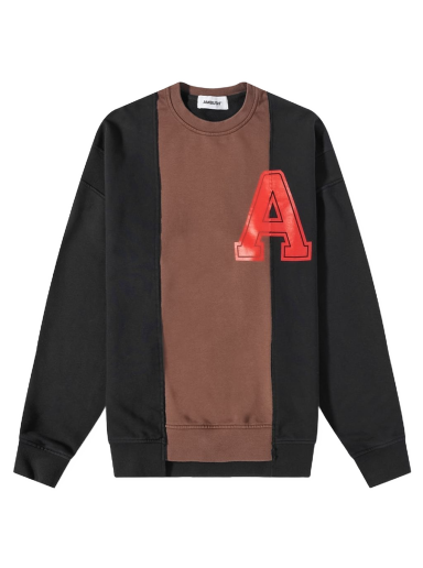 Sweater Ambush Varsity Crewneck Mörkblå | BMBA026F22FLE0011025