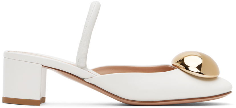 Sneakers och skor Gianvito Rossi Sphera 45 Slingback Pumps Vit | G95456.45RIC.NXF