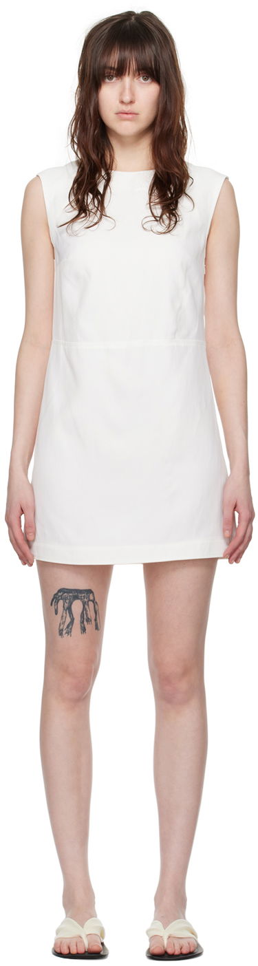 Klä Loulou de Saison Loulou de Saison Hoya Minidress Vit | HOYA, 0
