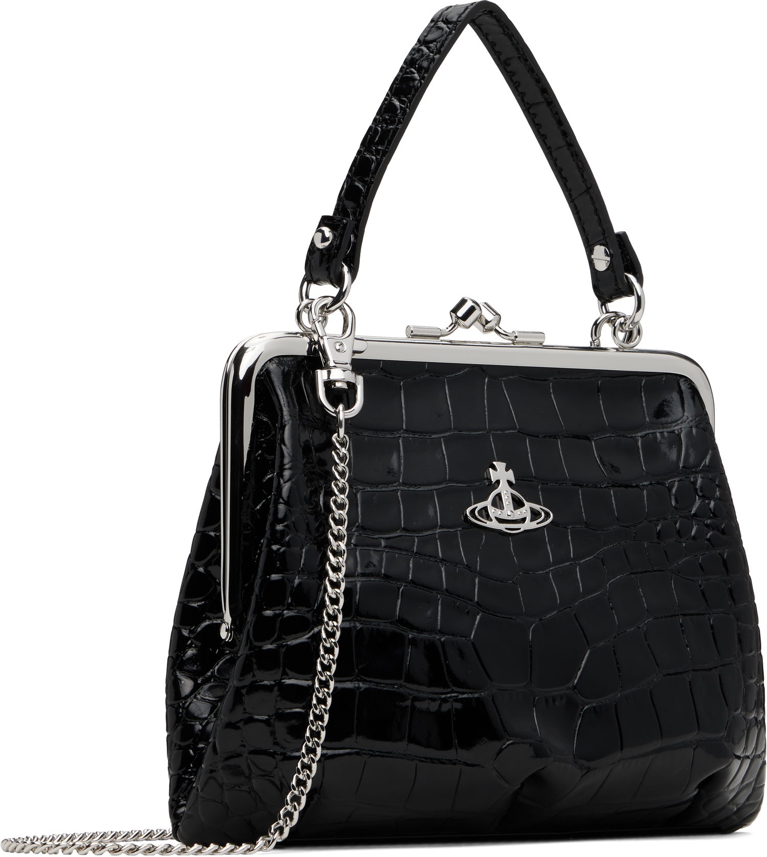 Handväska Vivienne Westwood Vivienne Westwood Granny Frame Bag Svart | 4B010006W-L0098-, 1