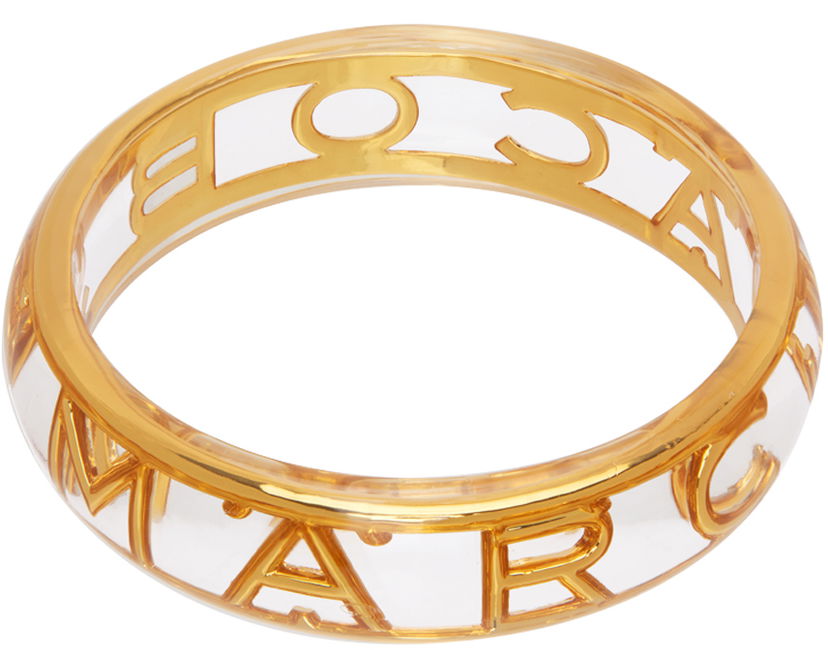 Armband Marc Jacobs Marc Jacobs 'The Monogram' Cuff Bracelet Metallisk | J105M01PF22