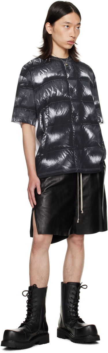 T-shirt Moncler Moncler Genius x A$AP Rocky Glossy Padded Short Sleeve T-Shirt Svart | K24048C0000189AYW, 4