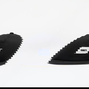 Keps OBEY Bold Label Organic Strapback II Black Universal Svart | 100490095-BLK, 0