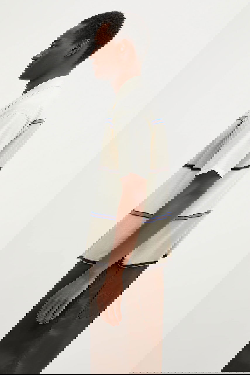 Skjorta Paul Smith Paul Smith Striped Knitted Shirt Vit | M1R.263Z.P02680, 1