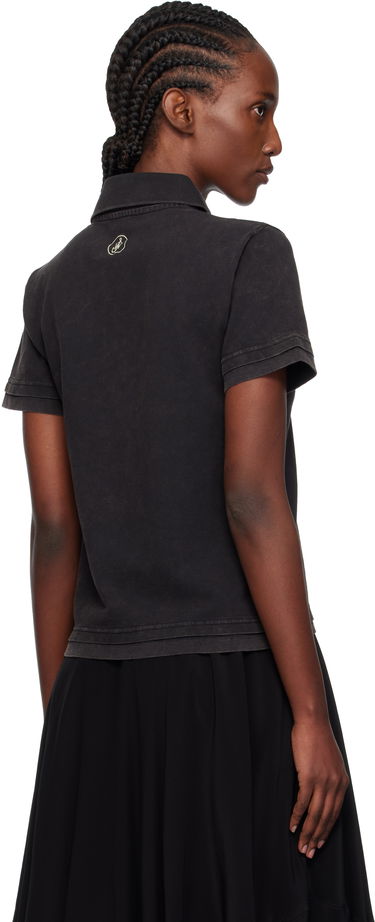 Polotröja JW Anderson JW Anderson Layered Short Sleeve Polo Svart | JO0277-PG1808, 2