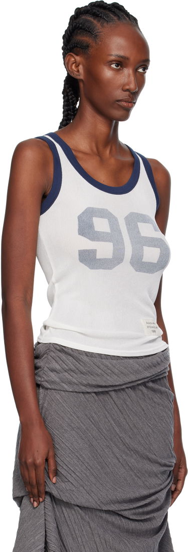 Linne Acne Studios Acne Studios Ribbed '96 Tank Top Vit | AL0479-, 1