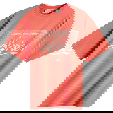 T-shirt Aries Aries Sunbleached Cola T-Shirt, Size Large Röd | AR62622-RED, 1
