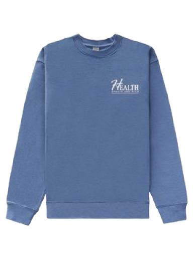 Sweatshirt Sporty & Rich Big H Crewneck Blå | CR641SB