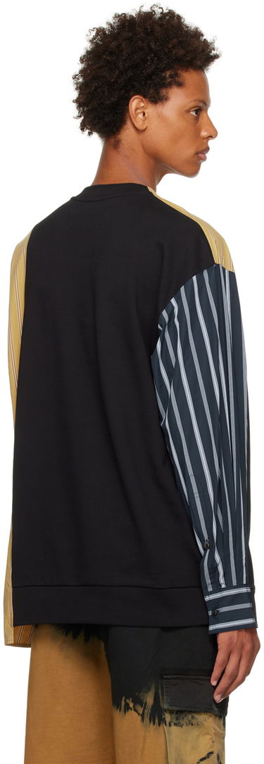 Sweater Feng Chen Wang Feng Chen Wang Paneled Sweatshirt Svart | FMF14SS03B, 2