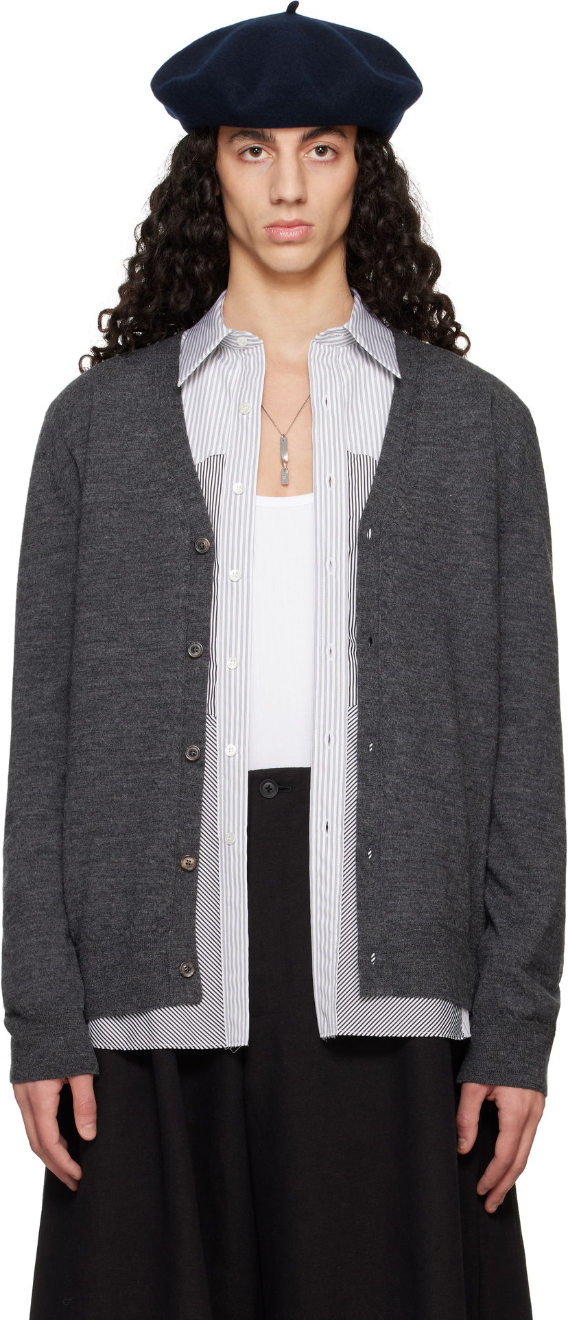 Sweater Maison Margiela Maison Margiela Cardigan Grå | S50HP0027 M13098