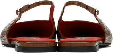 Sneakers och skor Stella McCartney Elsa Slingback Ballerina Flats Brun | 810500AP0AU0, 1