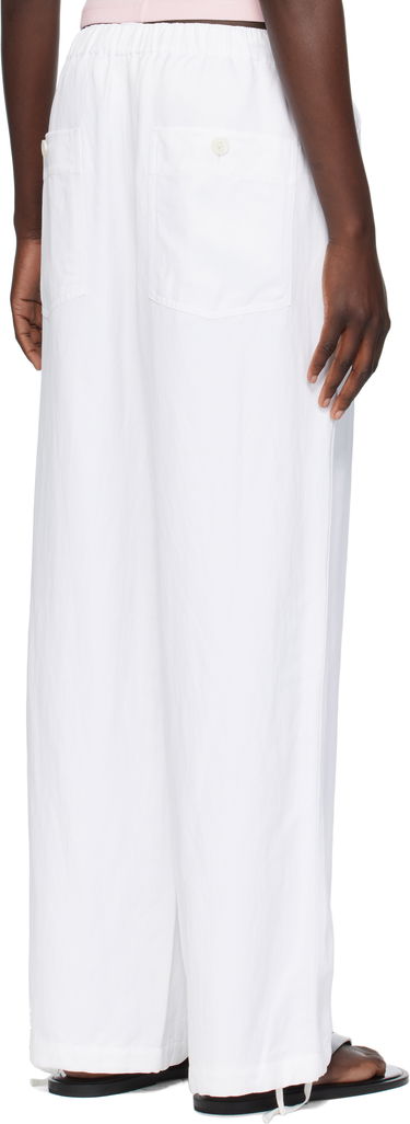Byxor rag & bone rag & bone Adina Beach Trousers Vit | WAW25P70082908, 2