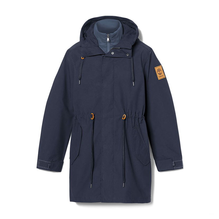 Regnrock Timberland Snowdon Peak Fishtail Parka Blå | A6FYH-433