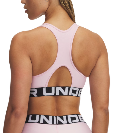 Behå Under Armour Under Armour UA HG Mid Branded Sports Bra Rosa | 1383544-647, 2